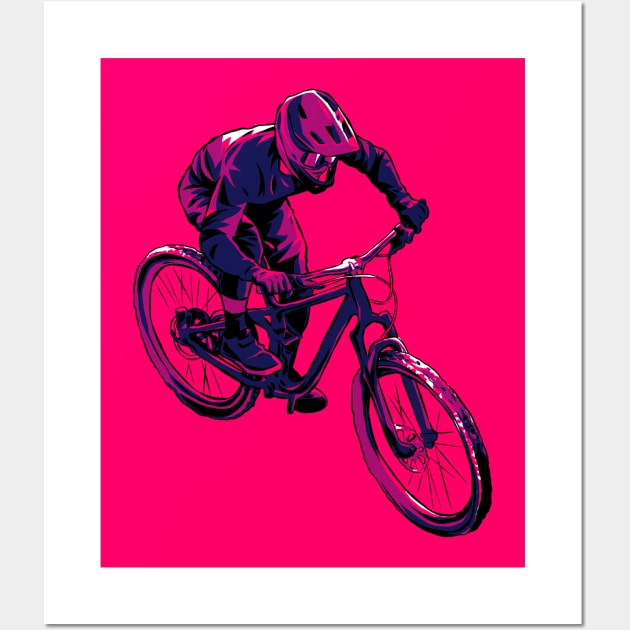 BMX Biker Wall Art by Irkhamsterstock